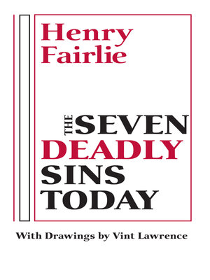 cover image of The Seven Deadly Sins Today